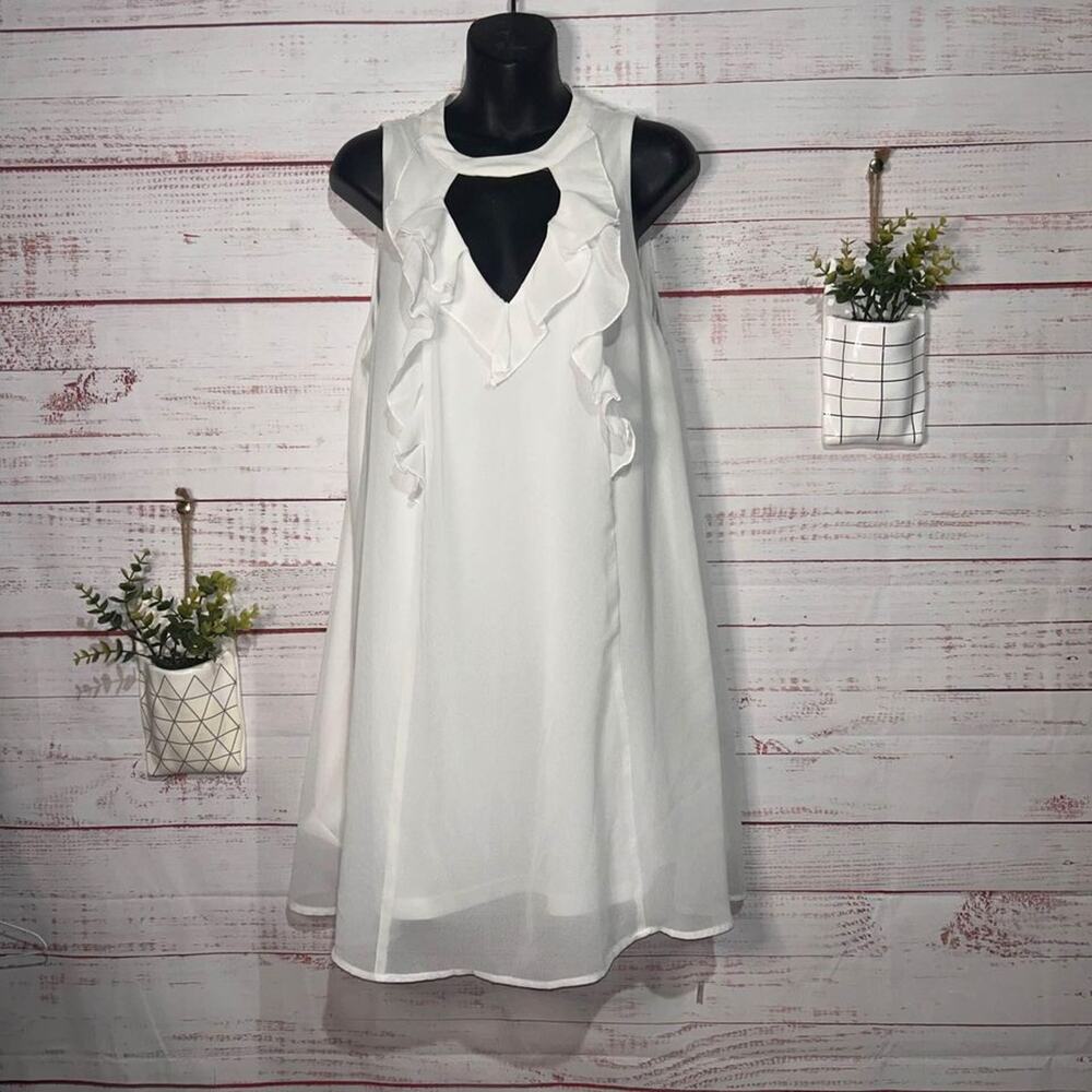 Entro Boutique White Mini Dress | Women’s Medium